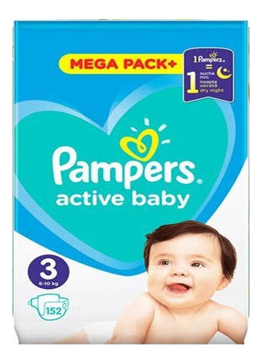 Pampers Active Baby No 3 1X152 Mp